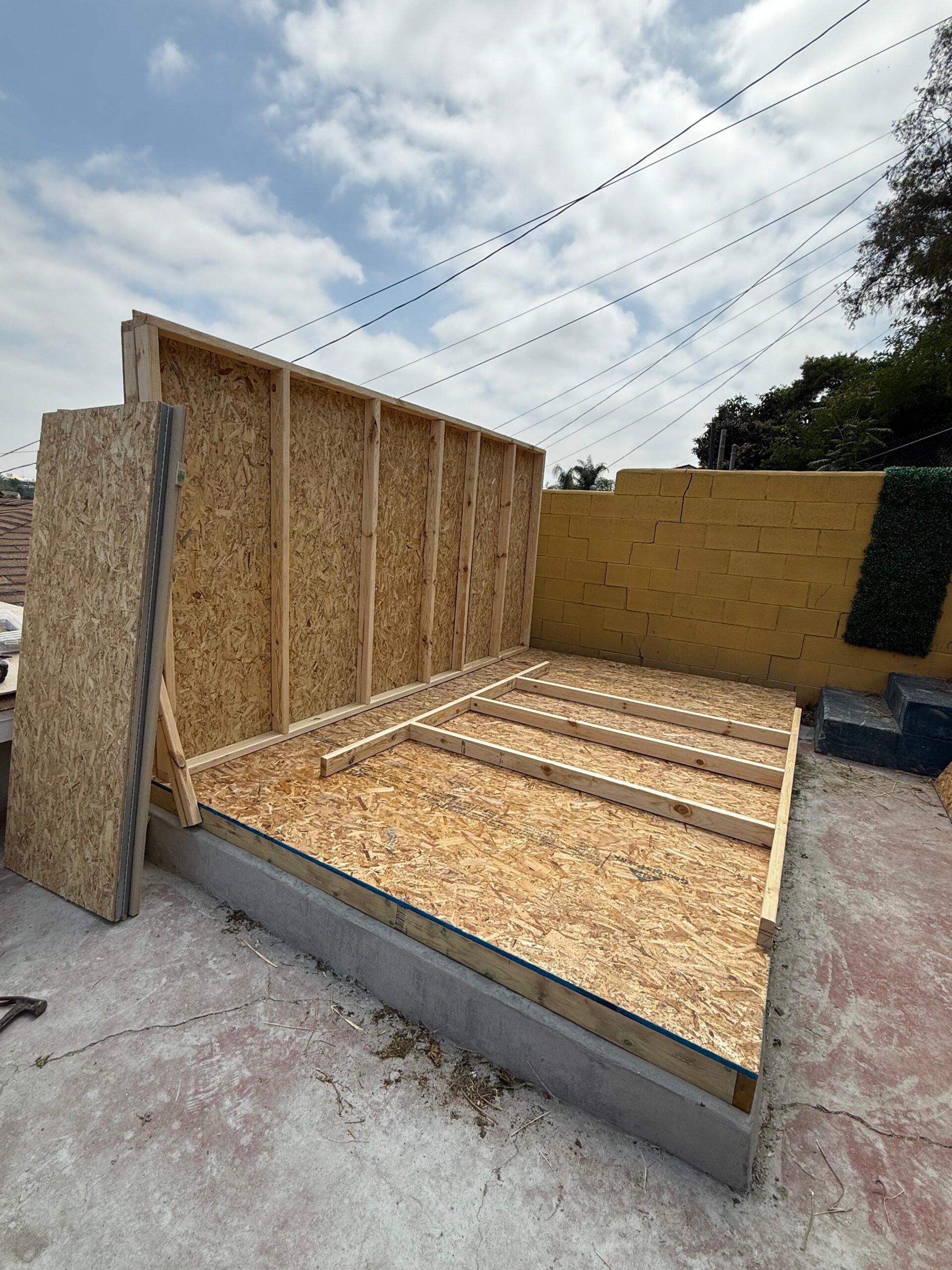 Wall framing installation